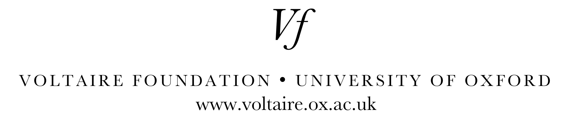 Voltaire Foundation, University of Oxford