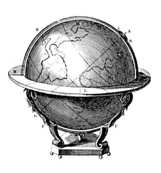 Floor-standing globe