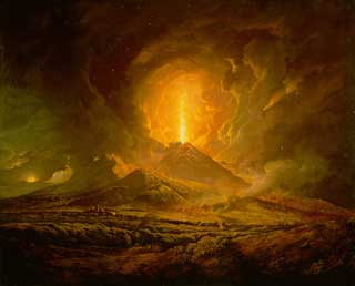 Vesuvius erupting over Portici Vesuvius erupting over Portici